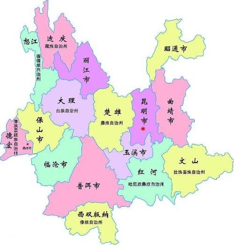 云南地圖